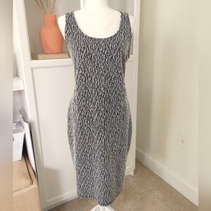 NWOT Bar III Black & White Printed Dress - Size Large